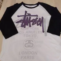 希少STUSSY七分袖シャツ