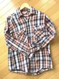【USA製】70s FROSTPROOF ヴィンテージ ヘビーネルシャツ S