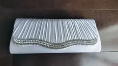 プリーツクラッチバッグ