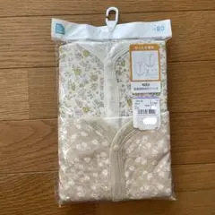 西松屋　長袖前開き　ロンパース　あったか素材