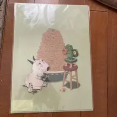 バムとケロ　島田ゆか20周年原画展　お財布　カードケース　レザー バムとケロ 島田ゆか20周年原画展 お財布 カードケース レザー