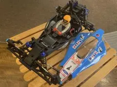 京商　ダートマスター　メカ付き　未走行 ダートマスター 初走行にして ジェノバ のタイヤなどのテスト走行（ 京