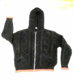 【美品】GOOD ENOUGH フィッシャーマンニット パーカー 90年代