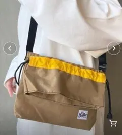「Drifter (ドリフター) 」ミニ·ショルダーバッグ 　ベージュ/イエロー