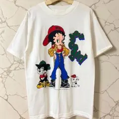 93's 未使用品　USA製　ボディ・ベティ・ブープ Tシャツ　両面プリント