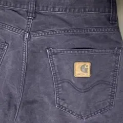 Carharttダックパンツ　パープル、レアカラー