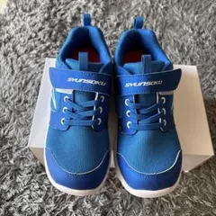 SHUNSOKU スニーカー 21.0cm ブルー