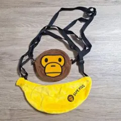 BAPE KIDS ベイプキッズ　バナナ型ショルダーバッグ　ムック本　付録