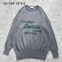 SLOBEIENA 洗える♪Voyageロゴニット ゆったり スローブイエナ