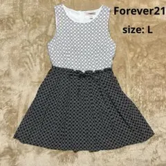 Forever21　ワンピース　ノースリーブ　Lサイズ　海外