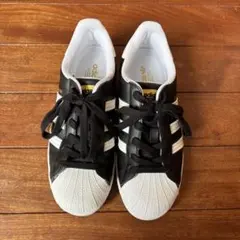 adidas SUPERSTAR スーパースター ブラックホワイト 23.5cm