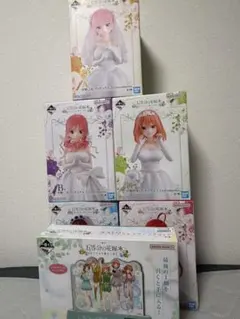 五等分の花嫁 一番くじ フィギュア 5つ子セット