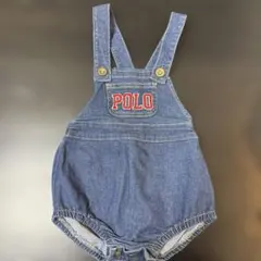 POLO デニム サロペット オーバーオール 80