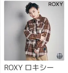 ロキシー チェックジャケット アウター L LLのサムネイル