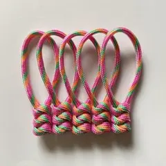 ジッパータブ　パラコード5個セット【119】