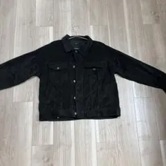 コーデュロイジャケット 黒