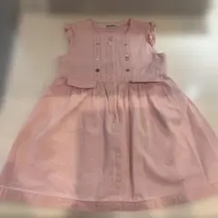 ファミリア　100 ピンク　ワンピース