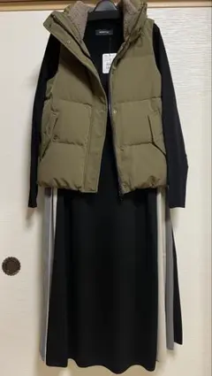 極美品‼️ヤマダヤ【SCOTCLUB フードボア付きあったか♡ダウンベスト】