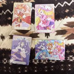 映画キミとアイドルプリキュア　キラキラカードグミ　４枚セット