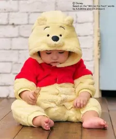 apres les cours くまのプーさん ロンパース 着ぐるみ　70cm