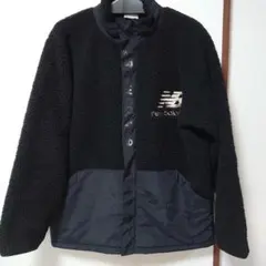 new balance フリースジャケット М寸ブラック