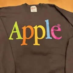 激レア品 Apple カラフルロゴ フード付きパーカー - メルカリ