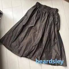 未使用　ビアズリー beardsley ブラウン フレアスカート ゴムウエストのサムネイル