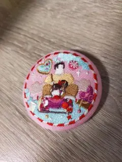 ディズニー　ビスケット　刺繍缶バッジ　シュガー　ラッシュ　Disney