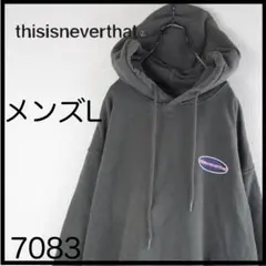 み*a様 ★美品★thisisneverthat パーカー　グレー　L　トレーナのサムネイル
