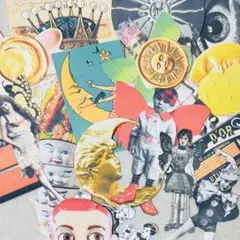 ビンテージ　ジャンクジャーナル　コラージュ　素材