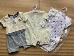 新品未使用　ロンパース　3点セット