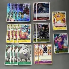 ワンピースカード　まとめ売り　キッド・ジンベイ・レイリー・フランキー他計20枚