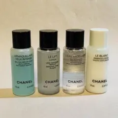 シャネル CHANEL サンプル 4本セット 化粧水 クレンジング ミニサイズ