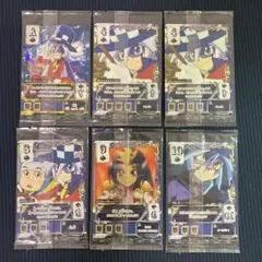 怪盗ジョーカー 謎解きミラクルポーカー ウエハース カード 6枚セット　未開封