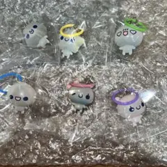 ぷくぷくあわわちゃん ころんとクリアめじるしチャーム コンプリートセット