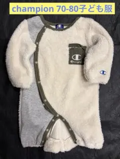 Champion チャンピオン もこもこ ロンパース カバーオール 70-80