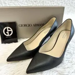 美品✨ジョルジオアルマーニ ポインテッドトゥ パンプス ヒール 36 23cmのサムネイル