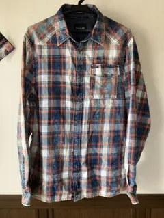 GUESS ゲス ネルシャツ チェック 長袖シャツ US-S 日本M相当
