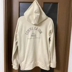 COMME CA ISM ベージュ フード付きパーカー
