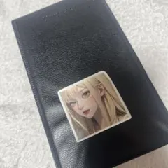 黒い合成皮革カードケース