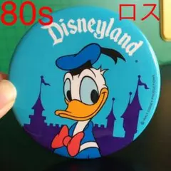 レトロ　80s ロス　ディズニーランド　ドナルド　バッチ　バッジ　缶バッジ
