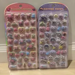 【正規品】　たまごっち　おやじっち　ふらわっち　コットンパフィー　シール