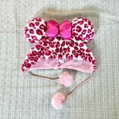 ファンキャップ ミニー ヒョウ柄 ディズニー