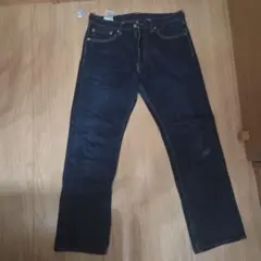 Levi's 505 ダークブルー ストレートデニム W32 L33
