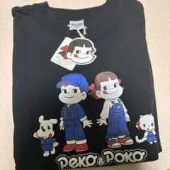 Peko & Poko キャラクターTシャツ Mサイズ 黒