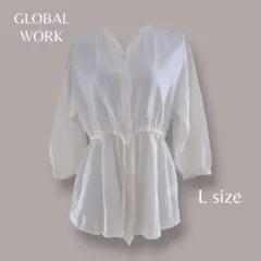 GLOBAL WORK グローバルワーク　シャツ　Lサイズ