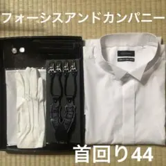 お値下げ！フォーシスアンドカンパニー新郎セット！シャツ3Lサイズ　ウエディング