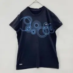 NIKE ナイキ ネイビー サークル柄 Tシャツ 半袖 Lサイズ