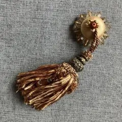 【インド製⭐️】豪華なゴールドブロンズ系タッセル装飾品