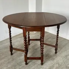 イギリス アンティーク 家具 ゲートレッグテーブル ダイニング 英国